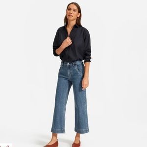 Everlane The Wide Leg size 29 regular in Medium Indigo
